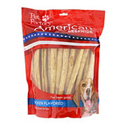 American Beefhide Chicken Flavored Thin Rolls for Dogs