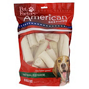 Pet Factory American Beefhide 4 Inch Natural Rolls