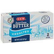 H-E-B Sweet Cream Unsalted Butter