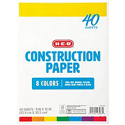 H-E-B 8 Colors Construction Paper
