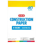 H-E-B 8 Colors Construction Paper