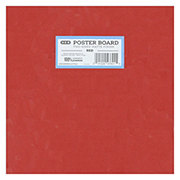 Norcom Red Poster Board - Shop Foam & Poster Board at H-E-B