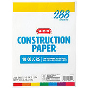H-E-B Construction Paper - 10 Colors