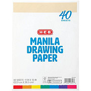 H-E-B Manilla Drawing Paper
