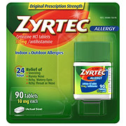 Zyrtec Allergy 24 Hour Relief Tablets - 10 Mg