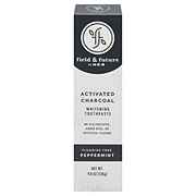 Field & Future by H-E-B Activated Charcoal Fluoride-Free Whitening Toothpaste - Peppermint
