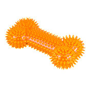 Woof & Whiskers Spiky Squeaky Dog Bone Toy