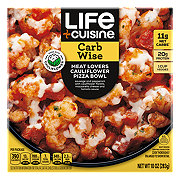 Life Cuisine Carb Wise Meat Lovers Cauliflower Pizza Bowl Frozen Meal