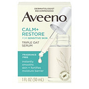 Aveeno Calm + Restore Triple Oat Face Serum, For Sensitive Skin