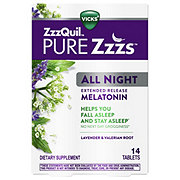 Vicks ZzzQuil Pure Zzzs All Night Melatonin Tablets