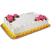 H-E-B Bakery Floral Buttercream White Cake