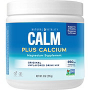 Natural Vitality CALM Magnesium Supplement Drink Mix - Unflavored