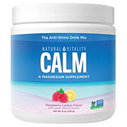 Natural Vitality Raspberry Lemon CALM Magnesium Supplement Drink Mix