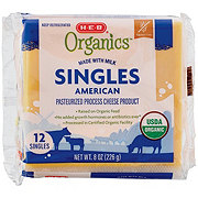 H-E-B Organics American Cheese Singles