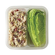 Meal Simple by H-E-B Cranberry Pecan Turkey Salad Lettuce Wrap