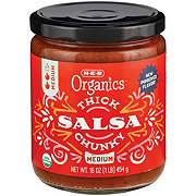 H-E-B Organics Thick N' Chunky Salsa - Medium