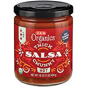 H-E-B Organics Thick N' Chunky Salsa - Hot