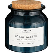 Foundry Candle Co. Ocean Lilies Scented Soy Candle
