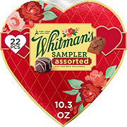 Whitman's Sampler Assorted Chocolates Valentine's Heart Gift Box, 22 pc