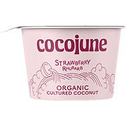 Cocojune Organic Strawberry Rhubarb Yogurt