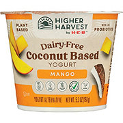Higher Harvest by H-E-B Dairy-Free Coconut-Based Yogurt – Mango