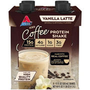 Atkins Iced Coffee Protein Shake - Vanilla Latte, 4 pk