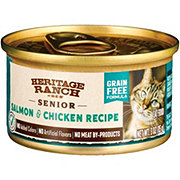 Heritage Ranch by H-E-B Senior Grain-Free Wet Cat Food - Salmon & Chicken
