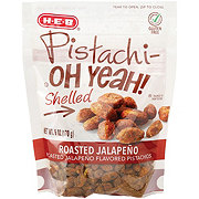 H-E-B Pistachi-OH YEAH! Shelled Pistachios - Roasted Jalapeño