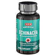 H-E-B Herbals Echinacea Capsules - 650 mg