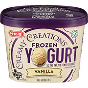 H-E-B Creamy Creations Frozen Yogurt - Vanilla