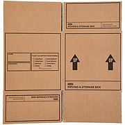 H-E-B Moving & Storage Printed Box - Brown