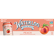 Waterloo Peach Sparkling Water 12 pk Cans