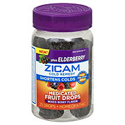 Zicam Cold Remedy Medicated Fruit Drops With Elderberry