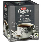 H-E-B Organics Earl Gray Pyramid Black Tea Bags