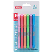H-E-B 0.4mm Felt Tip Fashion Pens - Assorted Ink