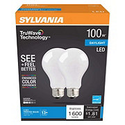 Sylvania TruWave A21 100-Watt Frosted LED Light Bulbs - Daylight