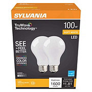 Sylvania TruWave A21 100-Watt Frosted LED Light Bulbs - Soft White