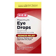 H-E-B Maximum Redness Relief Eye Drops