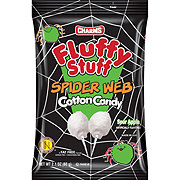 Charms Fluffy Stuff Sour Apple Spider Web Halloween Cotton Candy