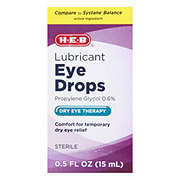 H-E-B Lubricant Dry Eye Therapy Drops