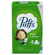 Puffs Plus Lotion Facial Tissues 4 pk