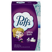 Puffs Ultra Soft Facial Tissue 4 pk