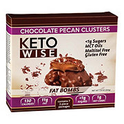 Keto Wise Fat Bombs Chocolate Pecan Clusters 