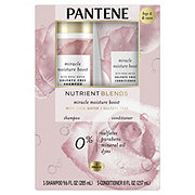 Pantene Nutrient Blends Moisture Boost  Rose Water Shampoo & Conditioner
