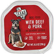 H E B Beef Pork in Savory Juices Wet Dog Food Shop Food at H E B