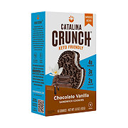 Catalina Crunch Keto Friendly Chocolate Vanilla Sandwich Cookies