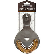 Kitchen & Table by H-E-B Stainless Steel Cocktail Strainer - Gunmetal