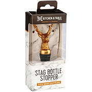 Kitchen & Table by H-E-B Stag Bottle Stopper - Antique Gold