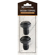 Kitchen & Table by H-E-B Vacuum Stoppers - Black