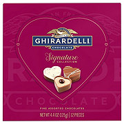 Ghirardelli Signature Collection Fine Assorted Chocolates Valentine's Gift Box, 12 pc